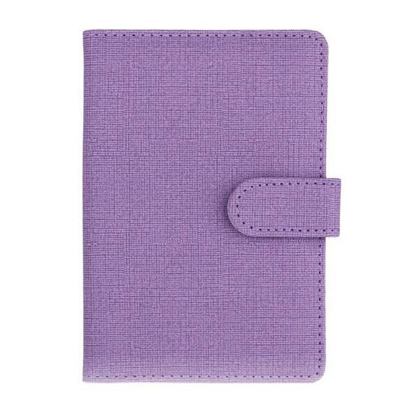 Purple Путешествия Обложка для паспорта Card Case Коробка для хранения карт ID кредитных карт держатель дело протектор Организатор документ сумка для хранения Q4 - Цвет: Purple