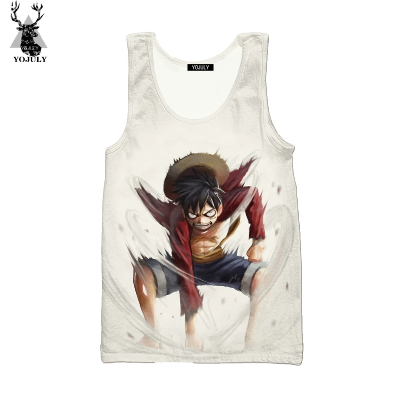 YOJULY 3D печатные мужские и женские Аниме One Piece Monkey D. Luffy Повседневная