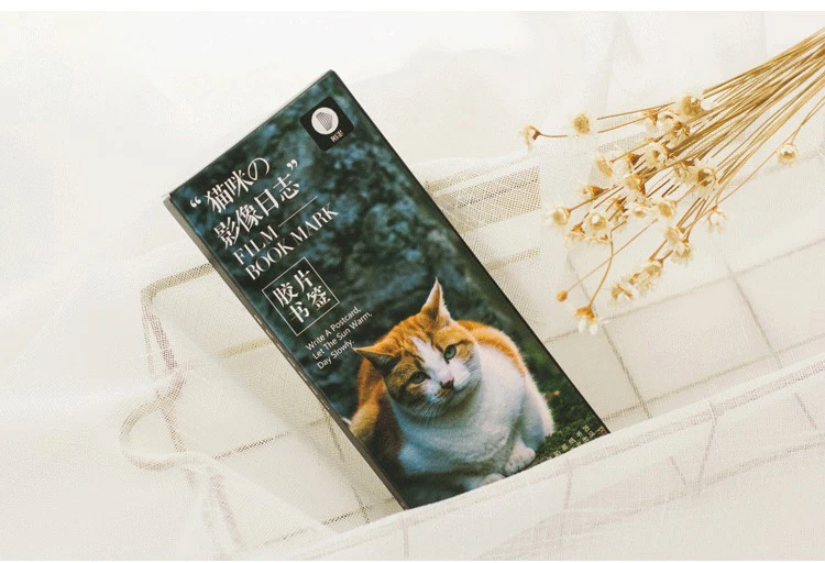 30 Шт./упак. Творческие Кошки Фильм Закладки Бумаги Мультфильм Животных Подарок