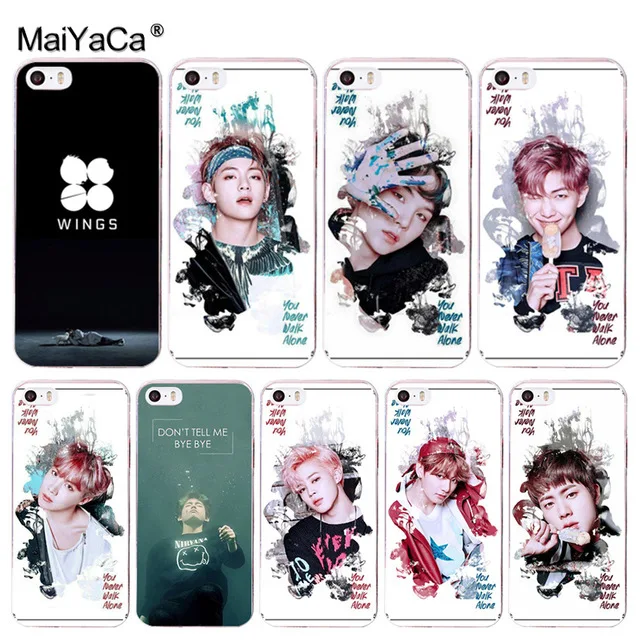 MaiYaCa lirik lagu bts young forever для iPhone 4S SE 5C 5S 6S 7 8 Plus X XR XS MAX чехлы телефонов прозрачные