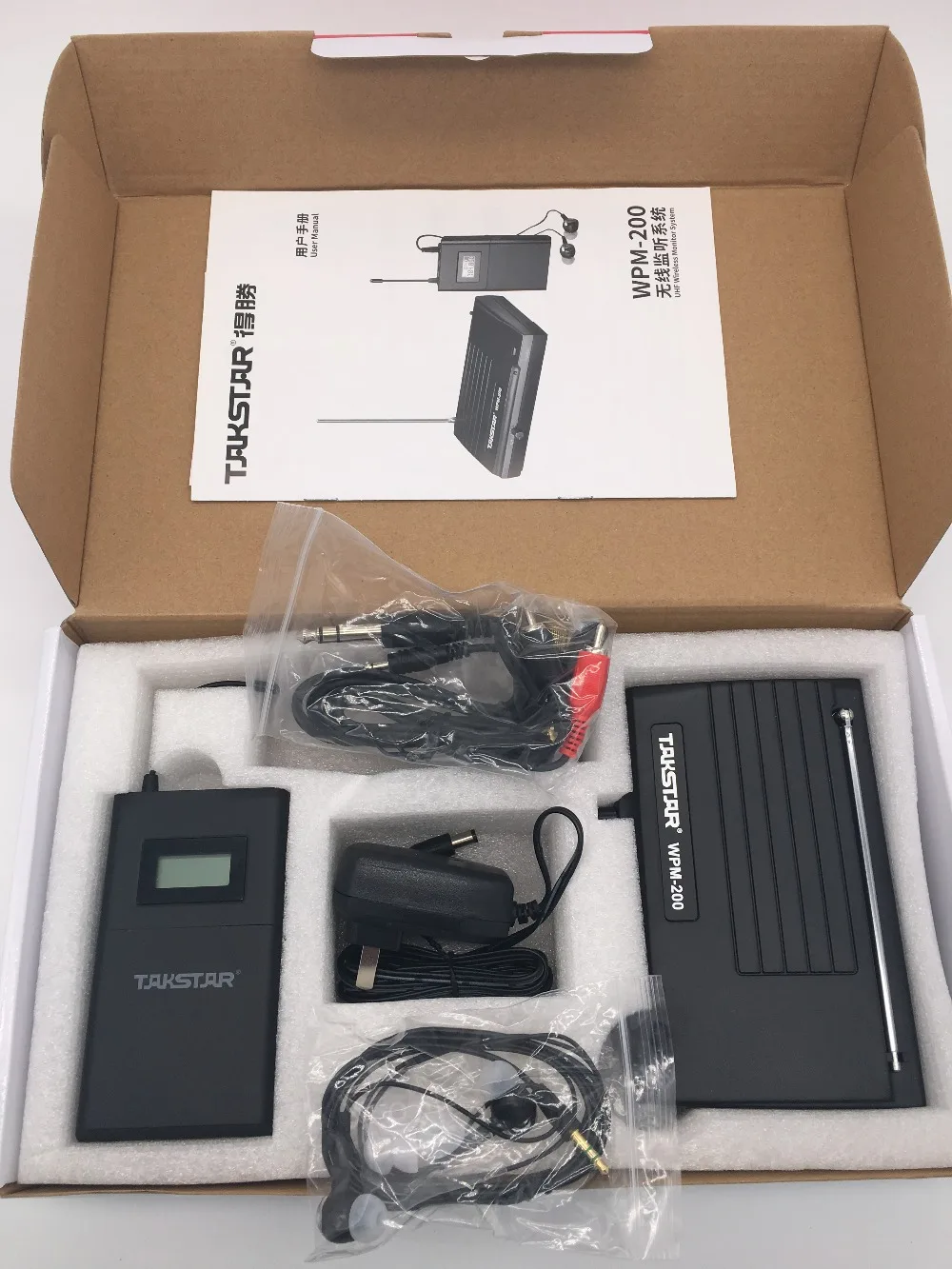 Takstar WPM-200 UHF Беспроводная система мониторинга 50 м дальность передачи в ухо стереогарнитура приемник передатчика