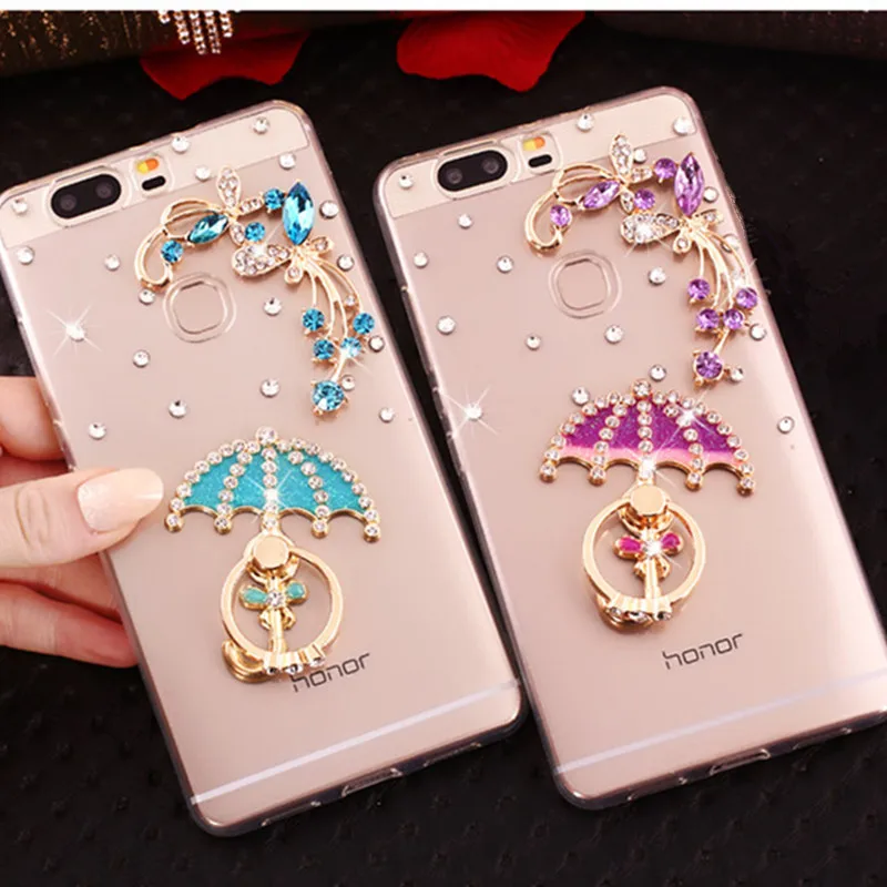 Роскошный чехол для Huawei honor 10 Lite 9 8 9i 8C 8X Max 7 Plus с кольцом пальца | Мобильные