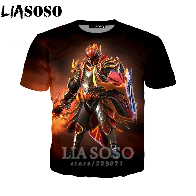 LIASOSO Новый Модный свитшот с 3D принтом для мужчин и женщин видеоигра Dota 2 футболка