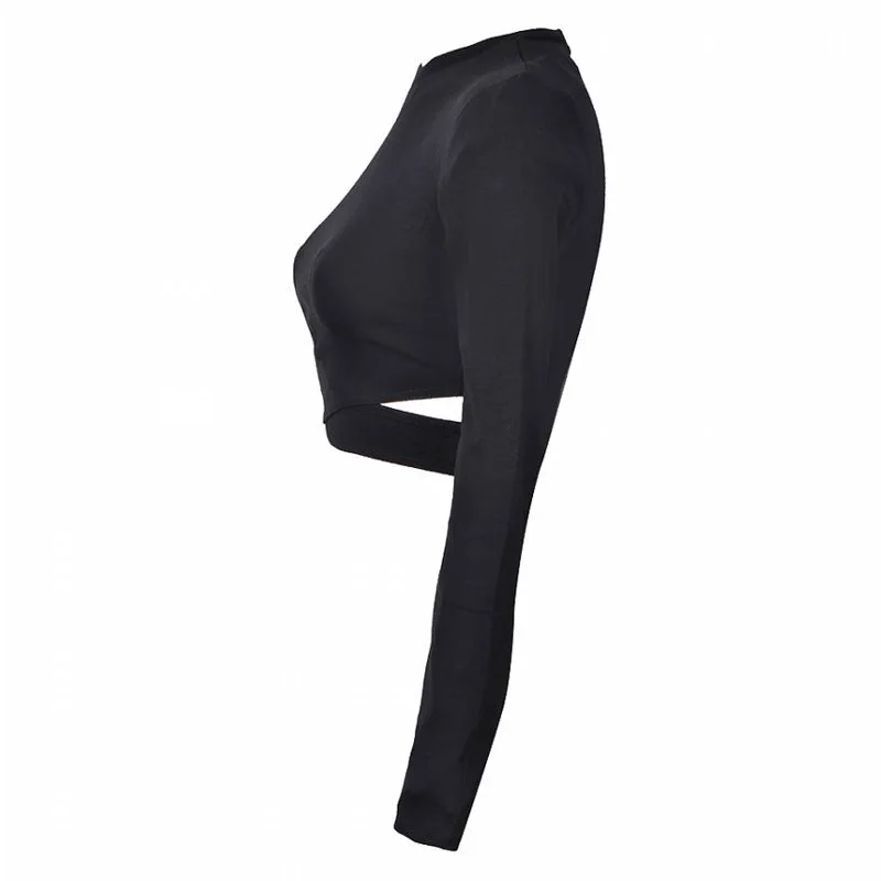 Женские футболки Зима Топы с длинным рукавом Леди eliacher бренд плюс размер