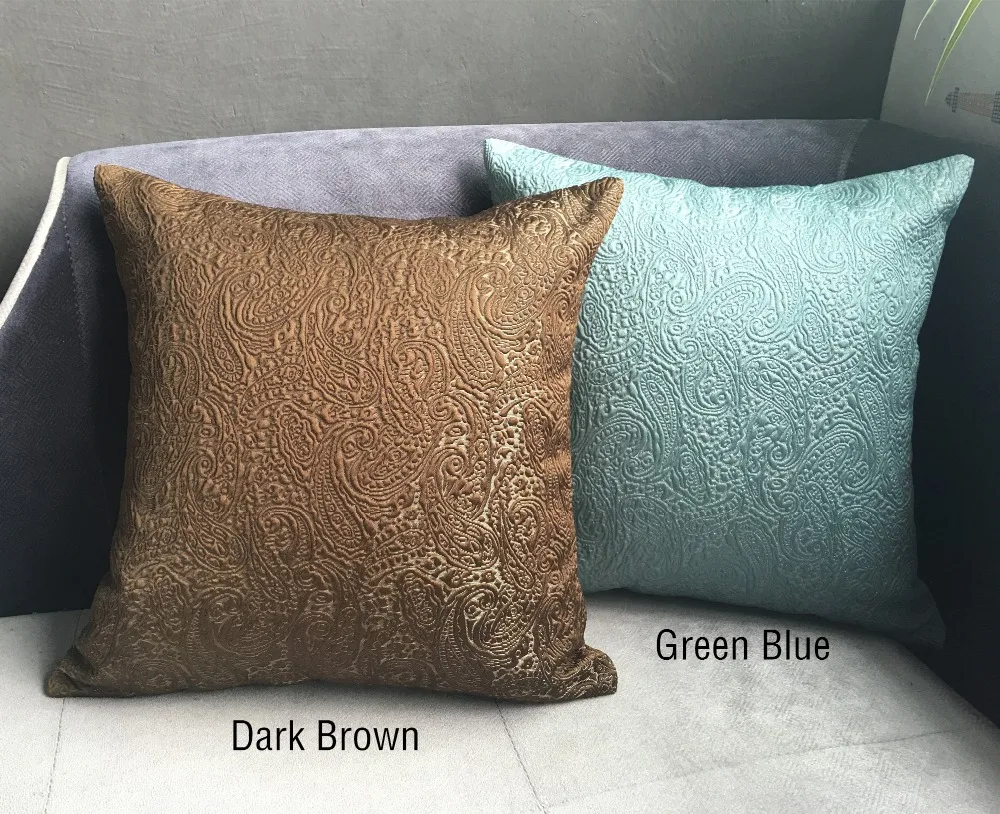 Европейский маленький Пейсли 4 цвета Классический тканый декоративный чехол для