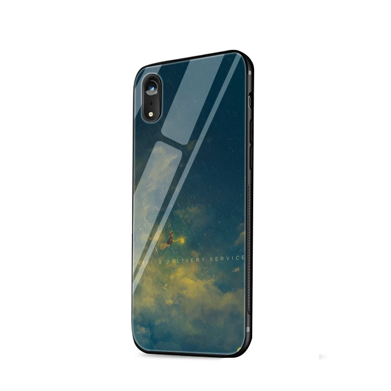 Чехол Desxz Magic World glass Tpu для iPhone X XS Max XR 7 8 6 S 5 5S SE |
