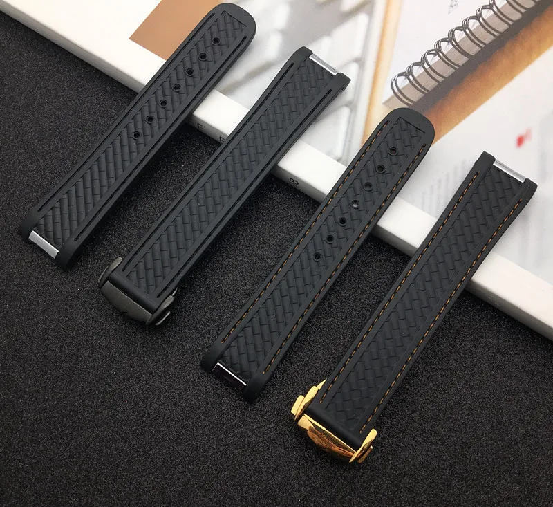 Водонепроницаемый ремешок для часов резиновый силиконовый ремень Omega AT150 20 мм Sea