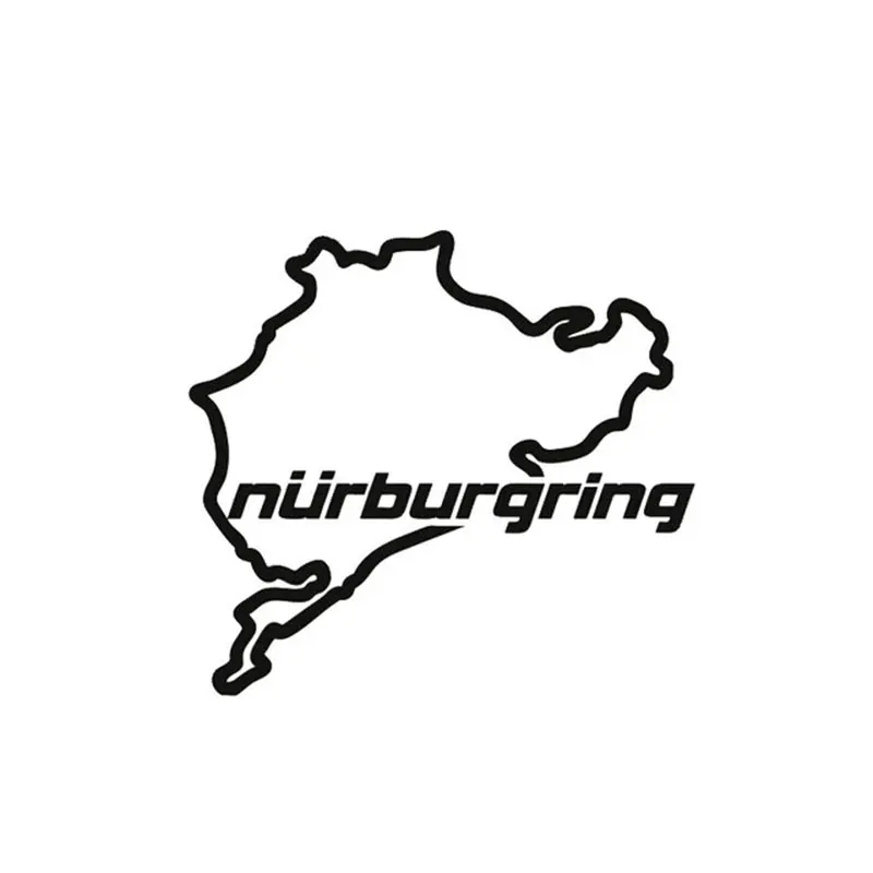 Nurburgring модная забавная наклейка для автомобилей и мотоциклов стикеры наклейки