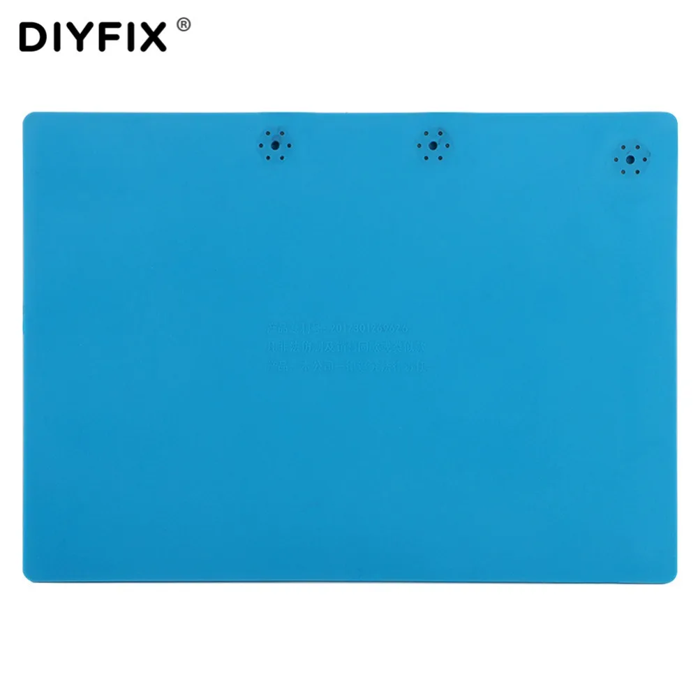 Коврик DIYFIX S140 из мягкого силикона паяльный коврик теплоизоляционный настольная