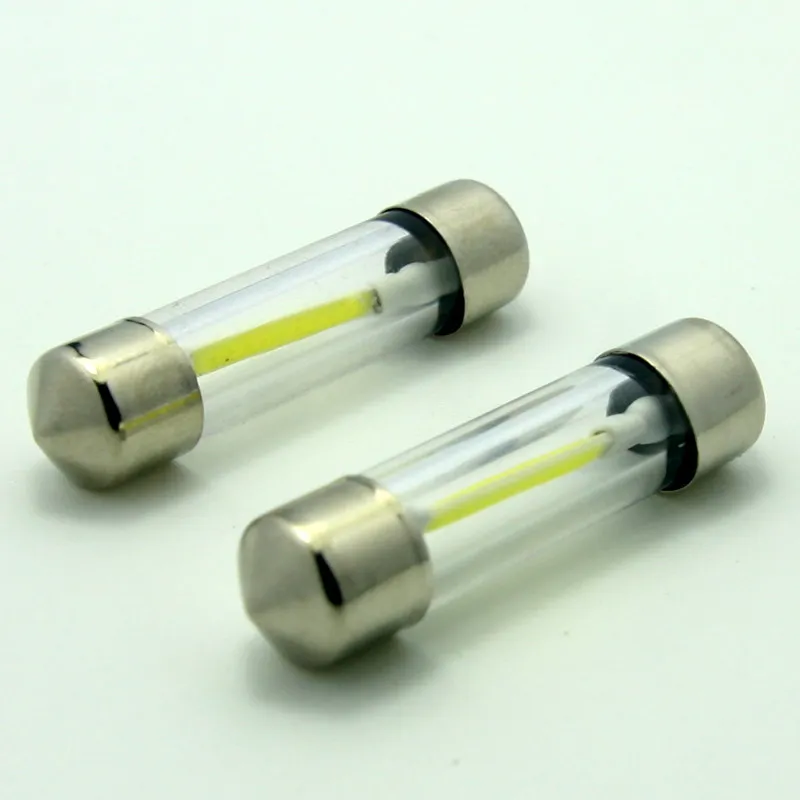 Новый продукт 10 шт./лот C5W LED 1 шт. COB Чип трубки Гирлянда 140 люмен Светодиодная