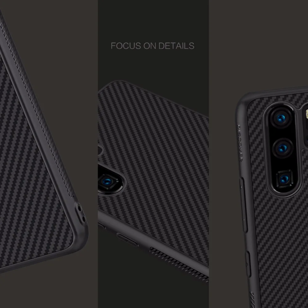 Чехол из синтетического волокна Nillkin для huawei P30/P30 Pro, чехол из углеродного волокна PP, чехол-накладка для huawei P30 Pro, внутренний Железный