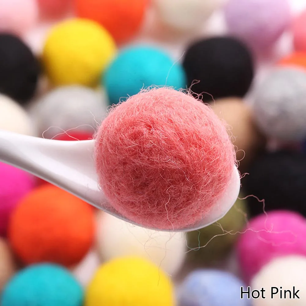 hot pink Mix Размеры 30 мм разные цвета в произвольном порядке помпон мягкий балабоны для детские игрушки «сделай сам» Аксессуары - Цвет: hot pink