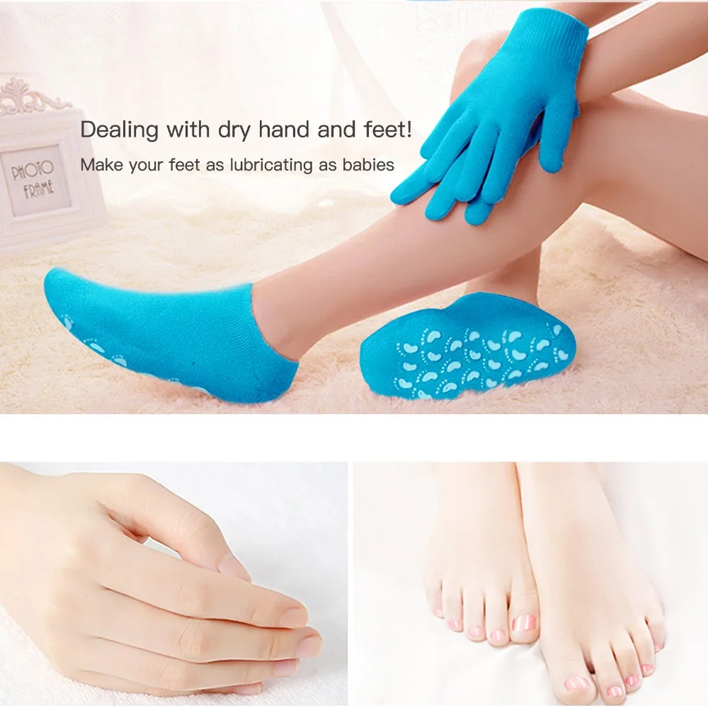 Смягчающие гель содержащие спа носки для ухода за ногами отшелушивающие