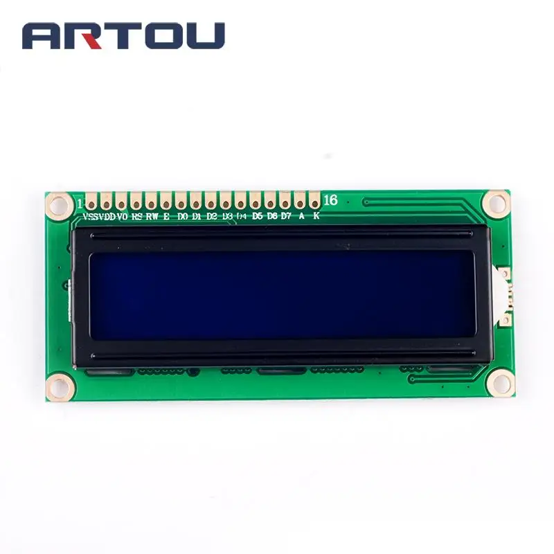 Модуль адаптера LCD1602 + I2C LCD 1602 с синим экраном IIC/I2C для arduino 5 В | Электронные