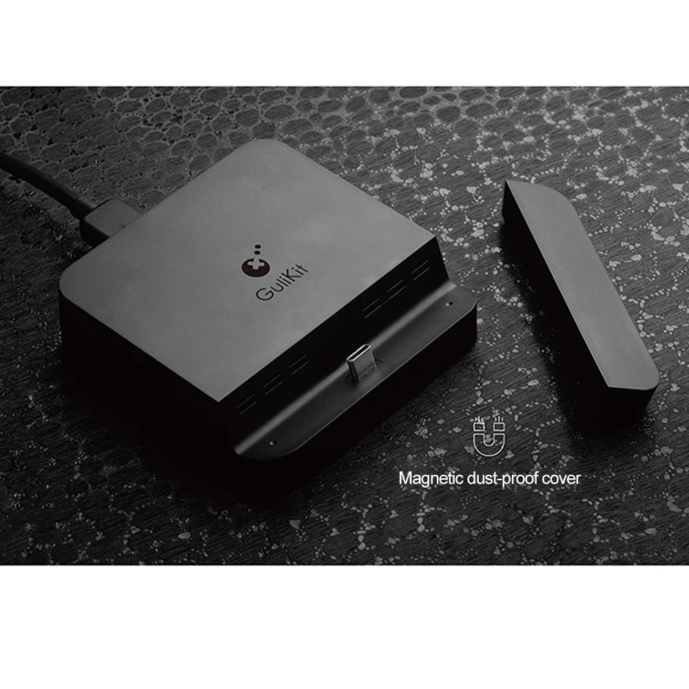 Портативная док-станция Gulikit NS05 для коммутации док-станции с USB-C PD зарядная подставка адаптер USB 3,0 порт