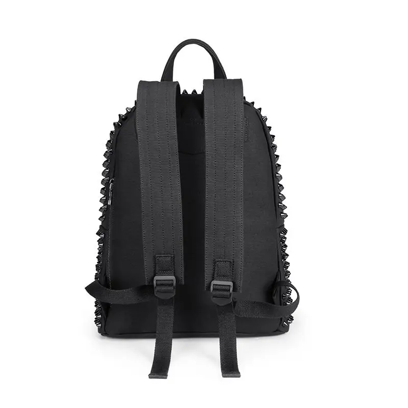 DIINOVIVO Rivet Women Backpack SchoolBag Large Capacity Laptop Backpacks Female Canvas Punk School Teenager WHDV1198 |