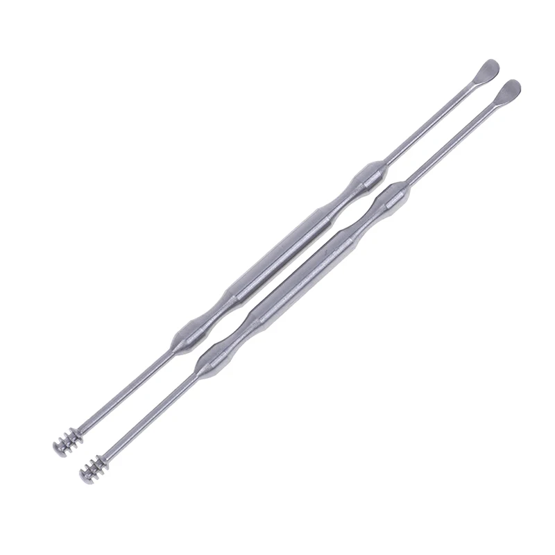

1PC/2Pcs Cleaning Removal Ear Syringe Stainless Needles Cleansing Ear Care Tools Infant Ear Nose Navel Plastic Tweezers