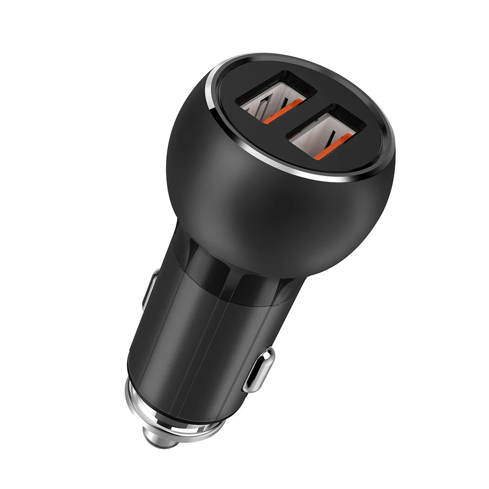 LDNIOc503Q 36 Вт Dual USB Автомобильное-Зарядное устройство с одним QC 3,0 USB быстро Порты и разъёмы зарядки адаптер для iPhone мобильного телефон