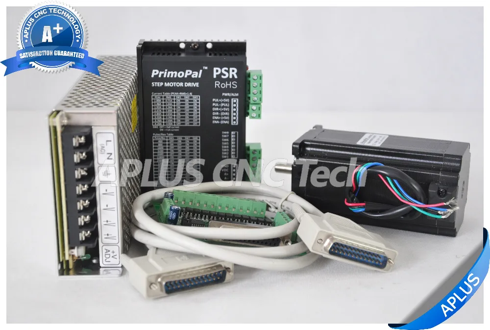 1 осевой шаговый двигатель NEMA 23 396oz in 3.0A и драйвер PSR5042 48 В комплект питания|motor dc|motor