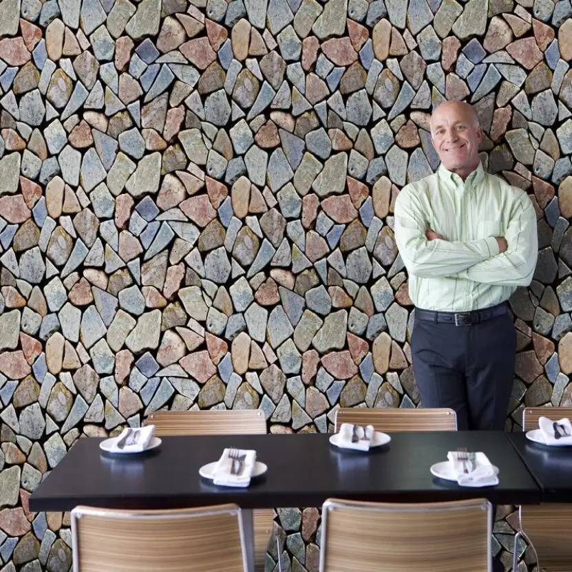 

Self Adhesive 3d Color Stone Wallpaper Bedroom Wall Paper tv Backdrop Living Room Decoration PVC Wallpapers Modern Tapety EZ086