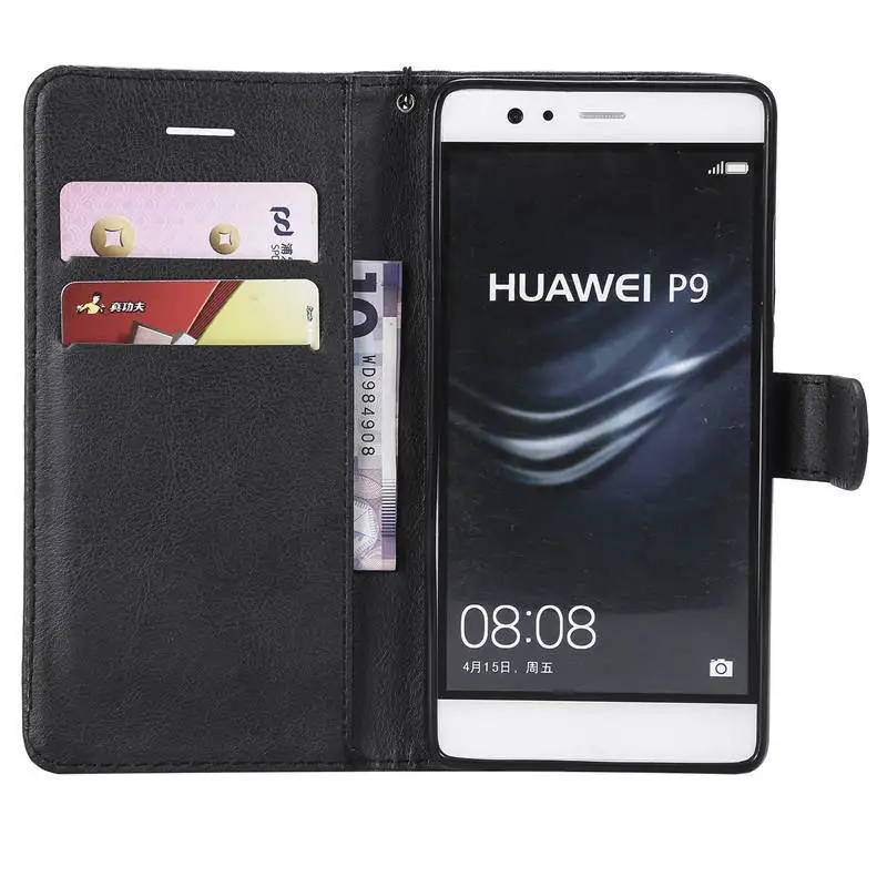 Чехол для Huawei P9 2016 5 2 дюйма из искусственной кожи Роскошный кошелек чехол