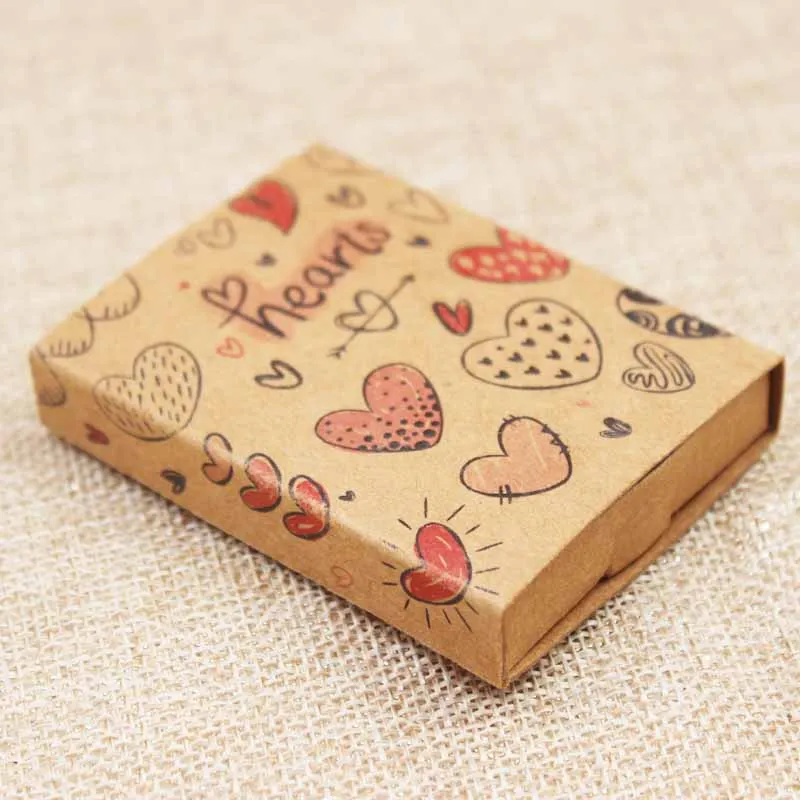 box same aspic DIy мульти Подарочная коробка ручной работы Любовь Свадебная коробка ювелирные изделия «Ловец снов» ожерелье кулон коробка серьги коробка 12 шт+ 12 внутренних карт в партии - Цвет: box same aspic