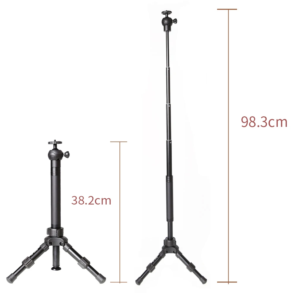 XILETU XB 2C Мини Гибкий портативный легкий Настольный Штатив для GoPro DSLR и