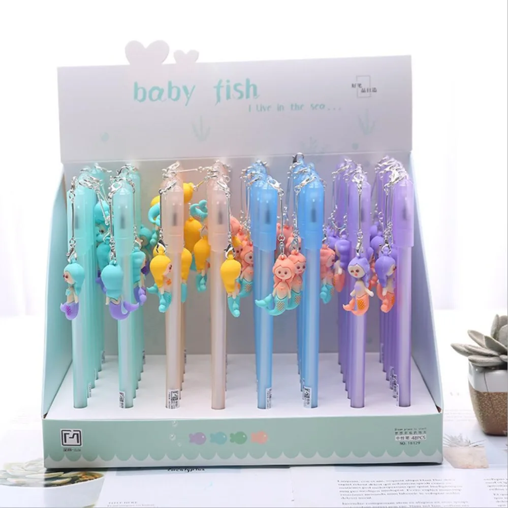 2 шт./партия гелевая ручка с подвеской в виде рыбки|Гелевые ручки| |