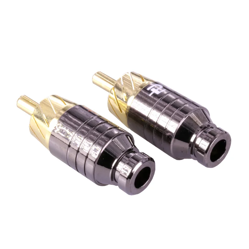 100 шт./50 пара Роскошные пайки RCA PlugJack ConnectorSpeaker аудио Выход/Вход адаптер