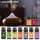 Эфирные масла натурального дерева Lagunamoon, 10 мл, массажный увлажнитель чайное дерево, корица, Чабрец, иланг, иланг, грейпфрут, ванильное эфирное масло