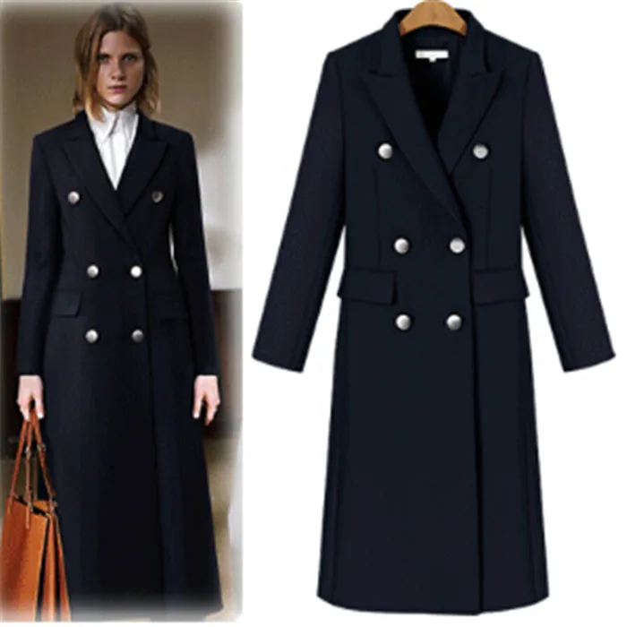 

Женское двубортное пальто, повседневное темно-синее, бежевое, розовое пальто в английском стиле, весна-осень 2021
