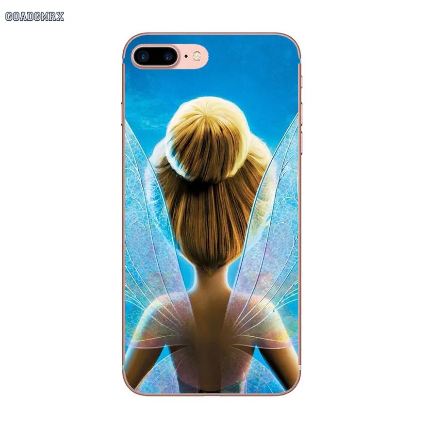 Прозрачные мягкие чехлы для Samsung Galaxy S2 S3 S4 S5 Mini Alpha S6 S7 edge S8 S9 Plus J1 Grand Prime Tinkerbell Peter Pan |