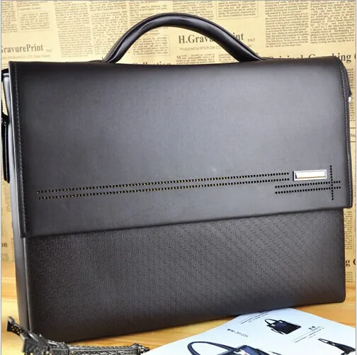 new 2014 HOT SOLD Men Shoulder Bag Man Handbags Business TOP Genuine PU Leather handbag Fashion Husband Messenger Bags | Багаж и сумки