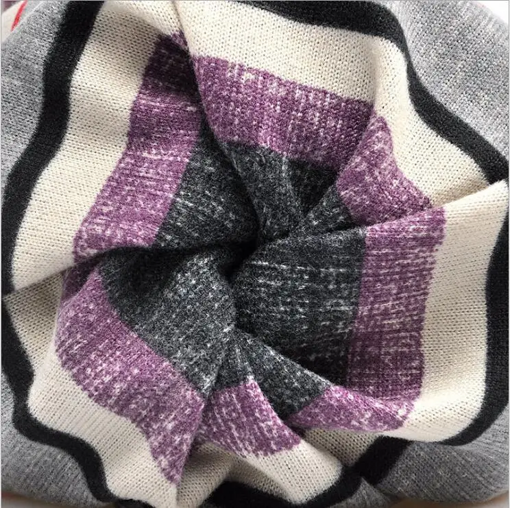 Seioum тюрбаны для женщин Beanie для мужчин Skullies Beanies Hedging cap вязаная шапка s дамская шляпа без полей шарф маска мешковатая шапка воротник дешево