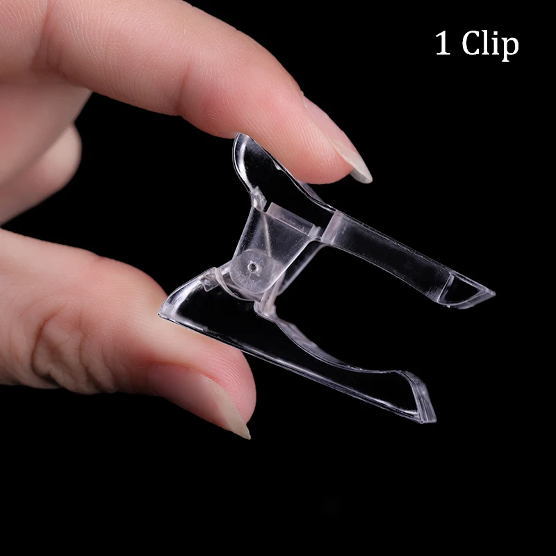 1Pc clip LILYCUTE, 20 мл, быстрое строительство, УФ-гель, полиполивинилхлорид, для наращивания ногтей, гель, обнаженный белый, прозрачный, строительный, для ногтей, плесень, кисть, раствор для скольжения, жидкость - Цвет: 1Pc clip