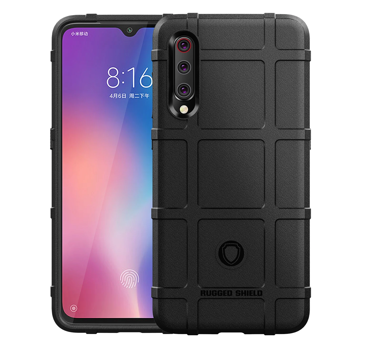 Чехол для Xiaomi Mi 9 из углеродного волокна силиконовый Прочный чехол задняя крышка