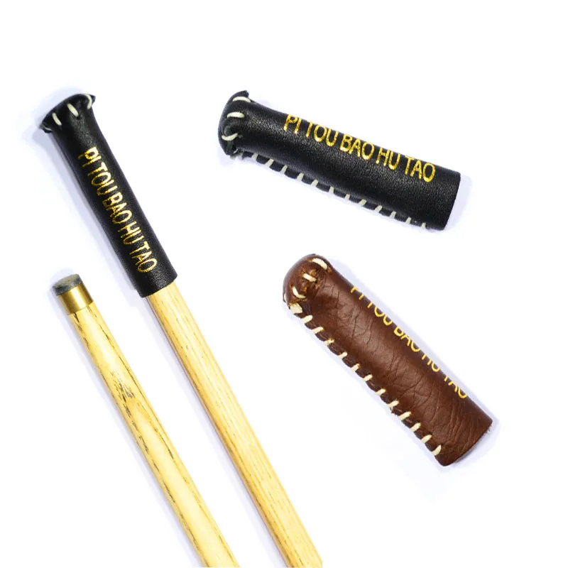 10 шт./лот кожаный защитный наконечник для бильярдного бильярда/бильярдного кия