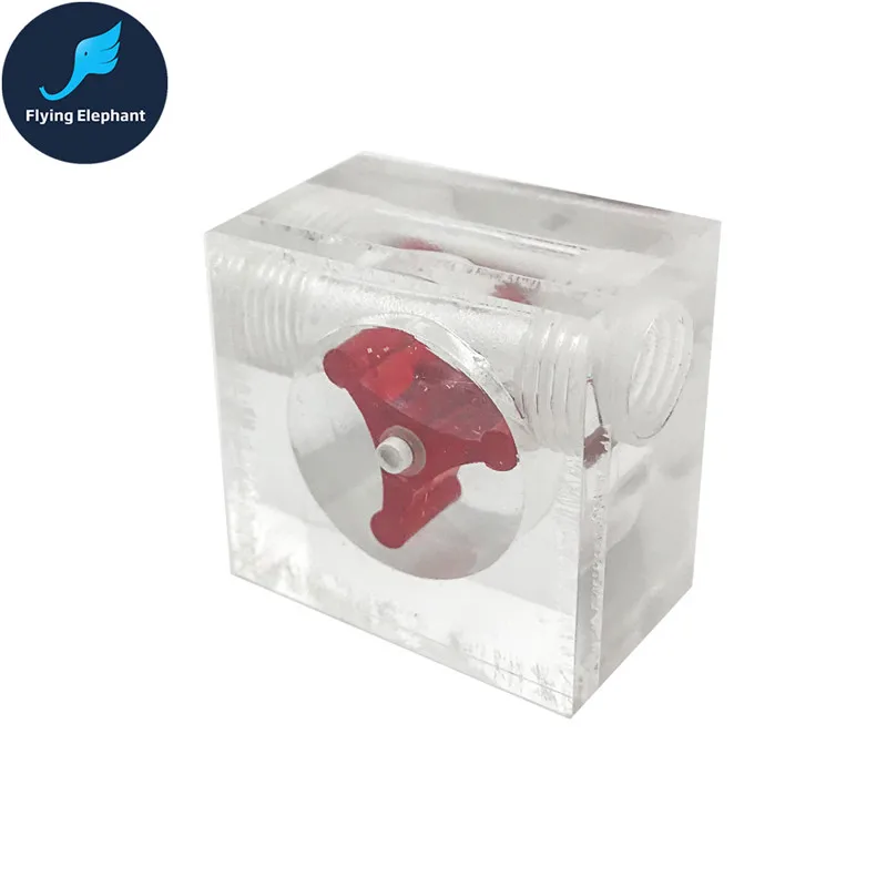 G1/4" Computer water coolings impeller Water Flow Indicator Transparent Acrylic Meter For Cools | Компьютеры и офис