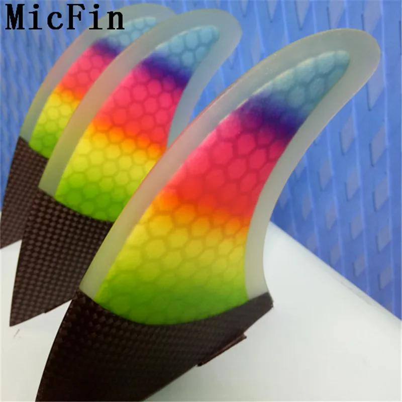 Micfin ласты для серфинга радужные строительные размер M Стекловолоконные сотовые