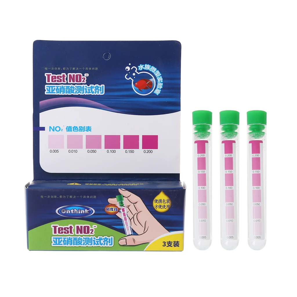 

Aquarium Fish Tank PH NO2 NO3 Chlorine Water Quality Test Nitrite Test Solution