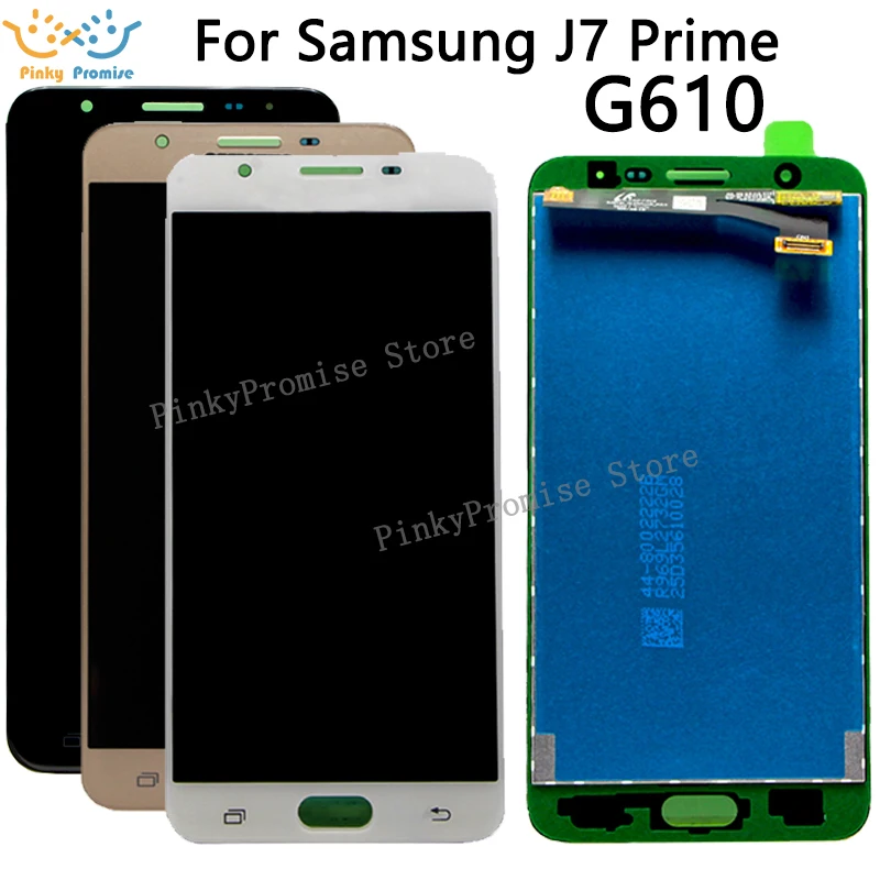 ЖК дисплей 5 дюйма для SAMSUNG Galaxy J7 Prime 2016 сенсорный экран с рамкой G610 G610F G610M Prime|touch
