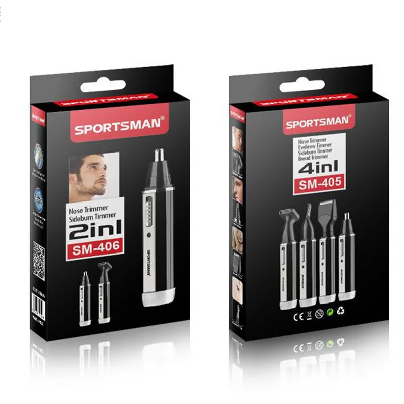 2в1 портативный электробритва для удаления волос в носу триммер бровей машинка