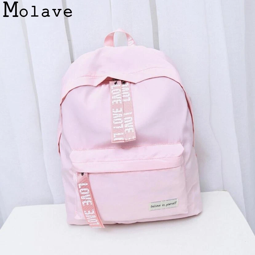 Molave рюкзак для девочек и мальчиков школьная сумка с буквенным принтом дорожный