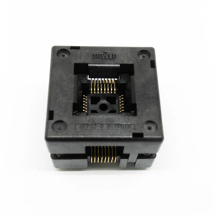QFP32 LQFP32 TQFP32 IC51 0324 1498 запись в гнездо шаг 0 8 мм IC Размер корпуса 7x7 Открытый Топ