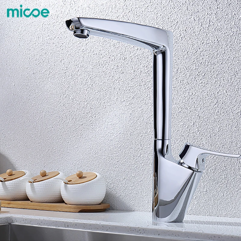 Micoe новые смесители для кухни краны горячей и холодной воды хромированные