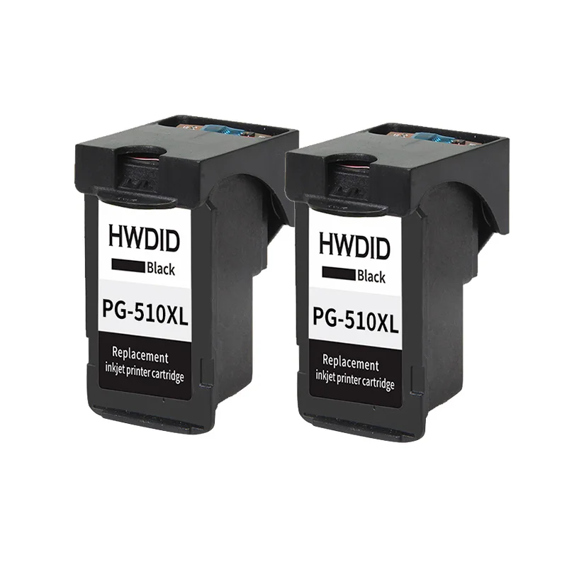 HWDID PG510 PG-510 PG 510 XL заправочные черные чернила картридж совместимый для Canon iP2700Pixma MP250 MP270 MP280 480 MX320 330 MX340 - Цвет: 510xl 2 x Black