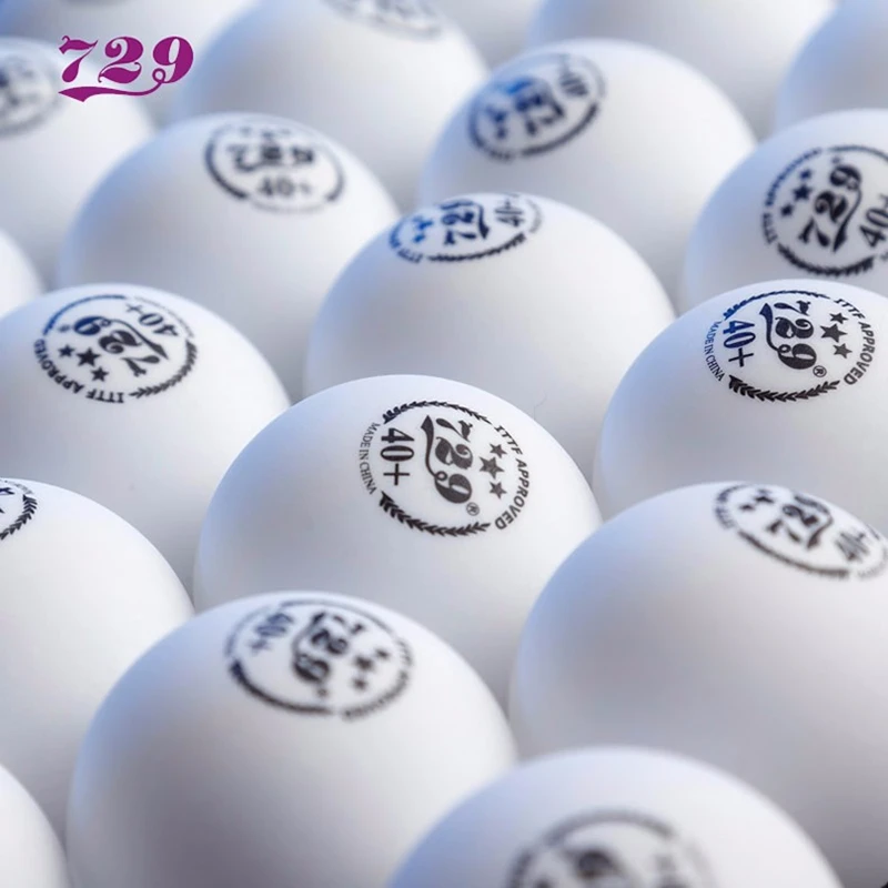 60 balls 729 Friendship table tennis ball 3-star 40+ seamless plastic ITTF Approved ping pong tenis de mesa