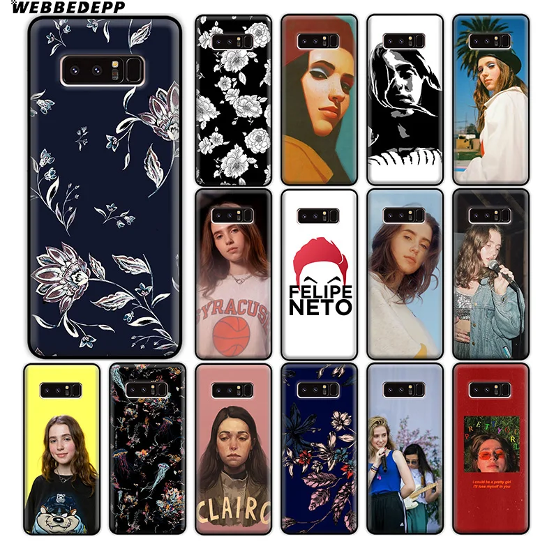 WEBBEDEPP Clairo Singer Мягкий силиконовый чехол для Samsung Galaxy A9 A8 A7 A6 Plus 2018 A5 A3 2017 2016 Note 9 8 |