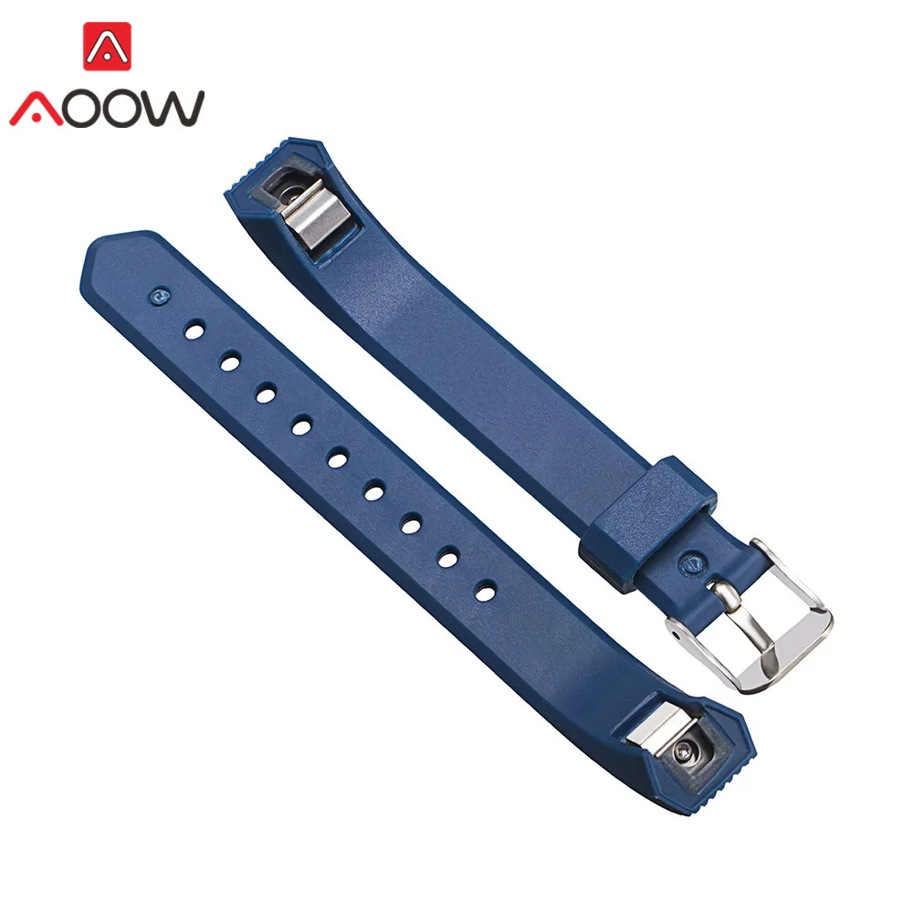 S/L силиконовый ремешок для Fitbit Alta/Alta HR Смарт часы фитнес Спорт Водонепроницаемый замена Браслет ремешок 16 цветов