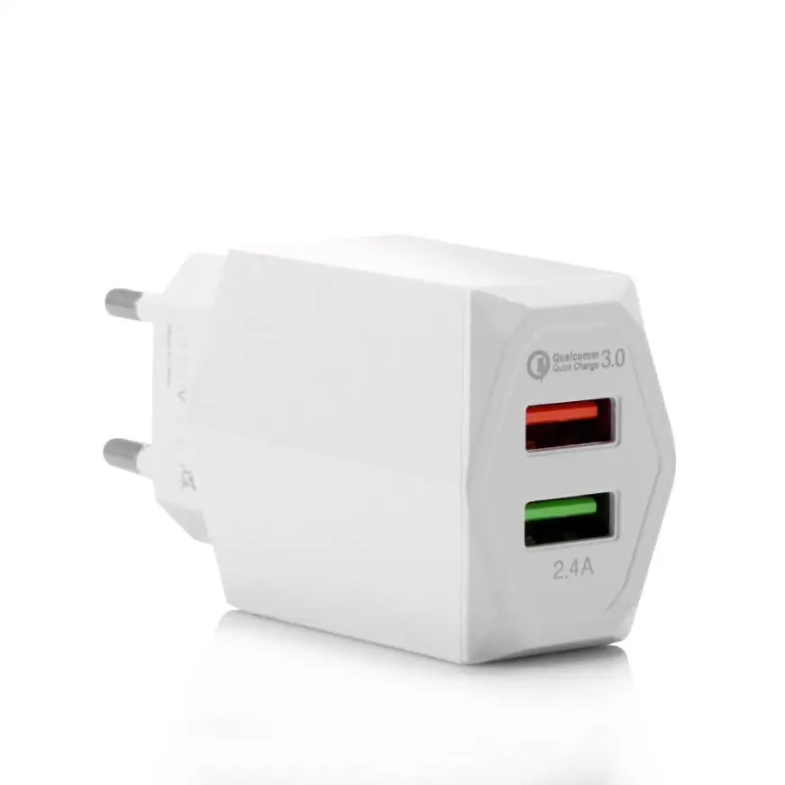 Hiperdeal QC 3 0 быстрое зарядное устройство для дома и путешествий с двумя usb-портами